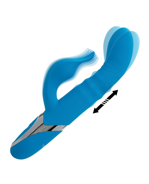Buy Enchanted Beaded Power "G" Vibrator - Blue