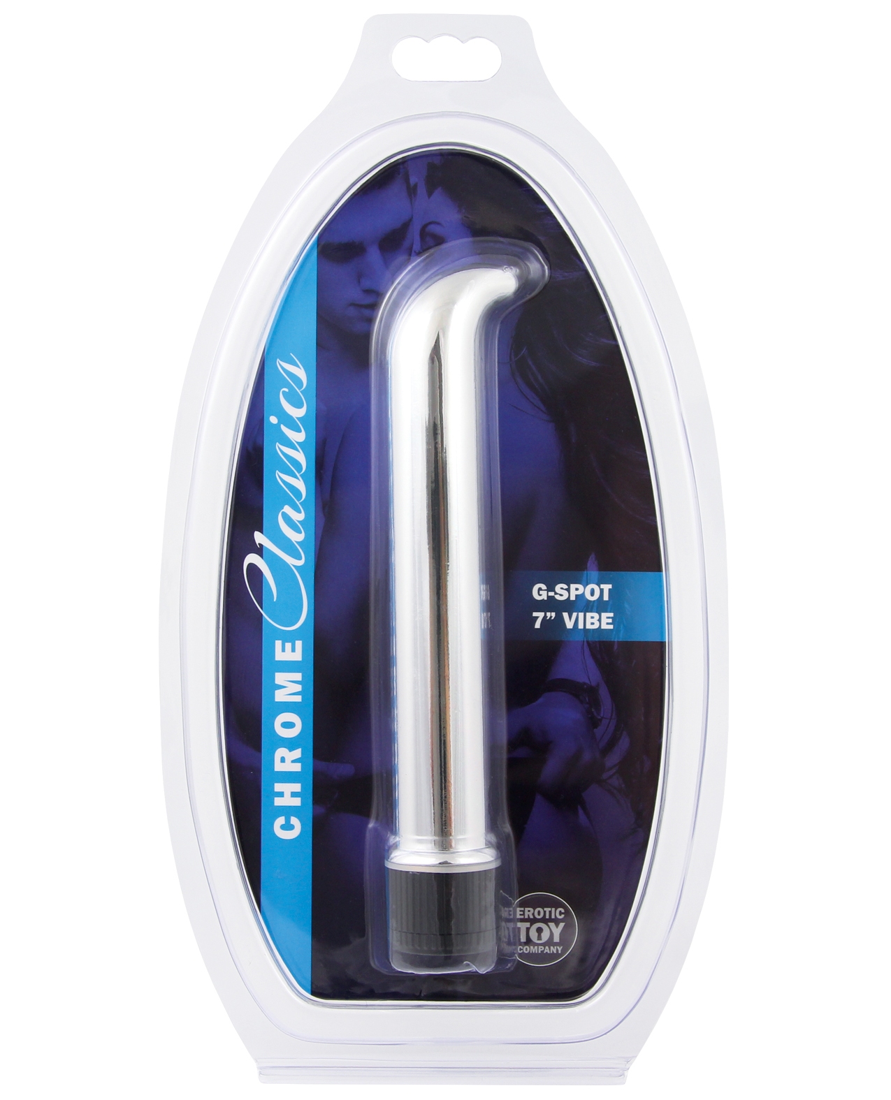 Order Erotic Toy Company Chrome Classics 7" G Spot Vibe - Silver online
