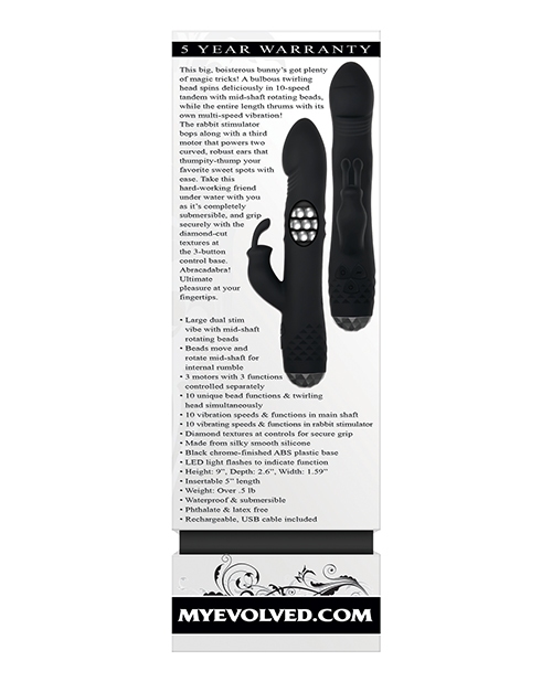 Order Evolved Bodacious Bunny Rotating Rabbit - Black online