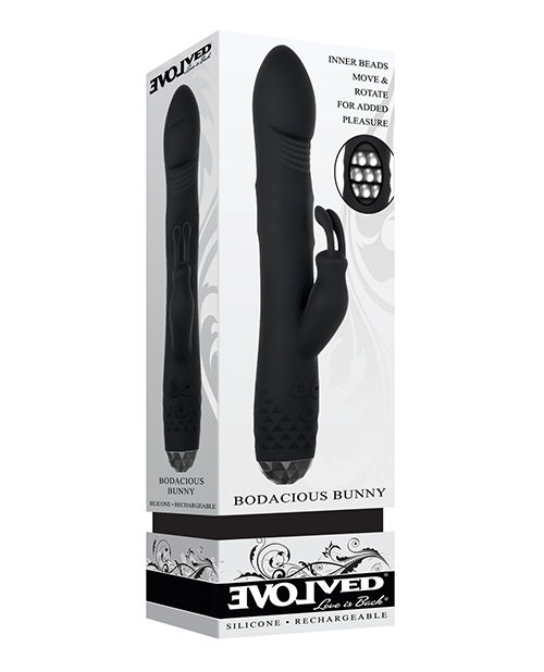 Shop Evolved Bodacious Bunny Rotating Rabbit - Black online
