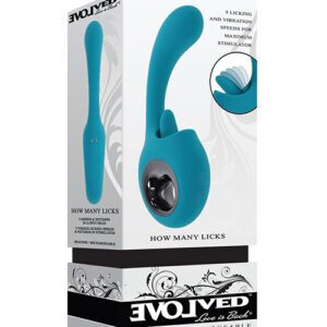 Shop Evolved How Many Licks G-Spot Vibrator - Teal online