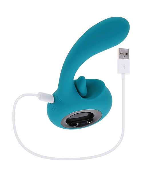 Shop Evolved How Many Licks G-Spot Vibrator - Teal