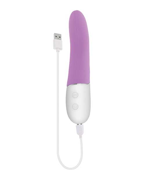 Shop Evolved Slip of the Tongue G-Spot Vibrator - Purple/White