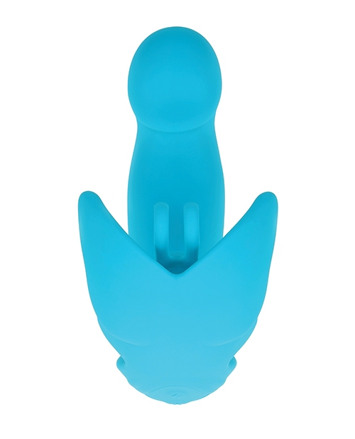 Shop Evolved Spread Your Wings Rabbit Vibrator - Blue