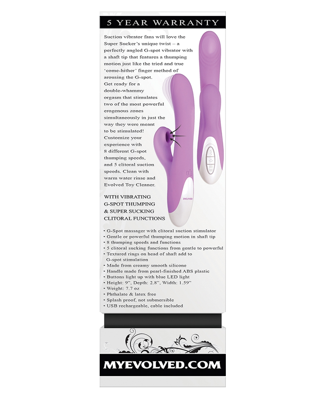 Order Evolved Super Sucker Dual Stim - Pink online