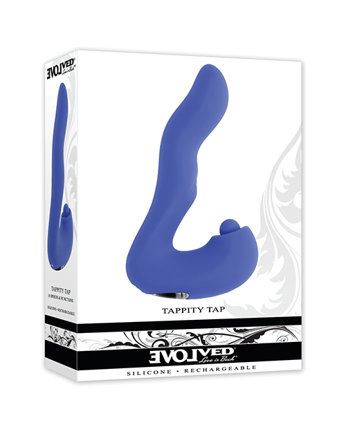 Shop Evolved Tappity Tap Vibrator - Blue online