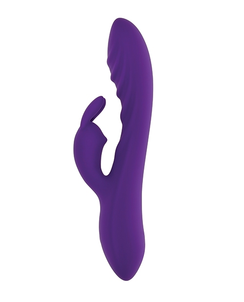Evolved Wavy Rabbit Vibrator - Purple for sale