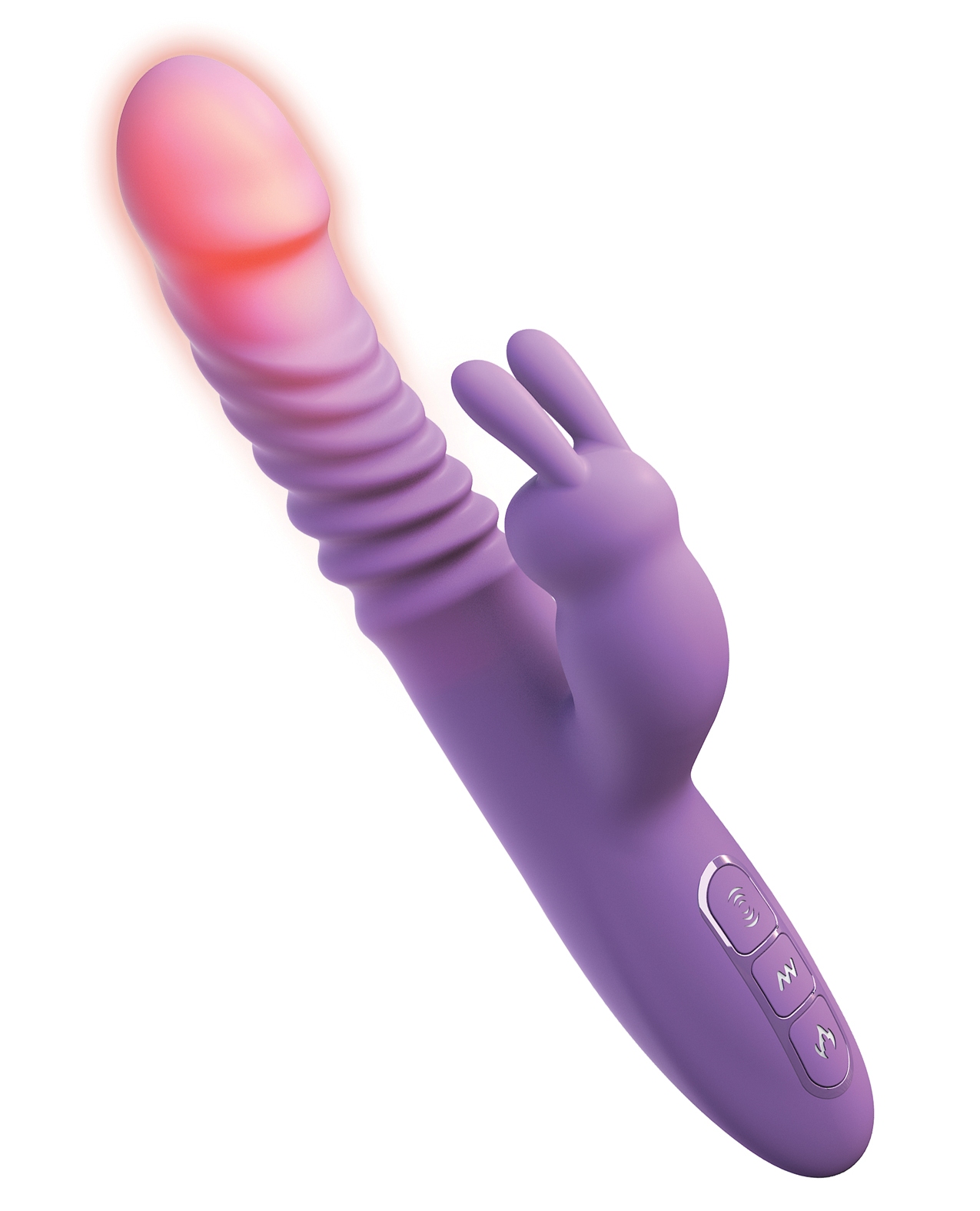 Shop Fantasy For Her Ultimate Thrusting Silicone Rabbit - Purple