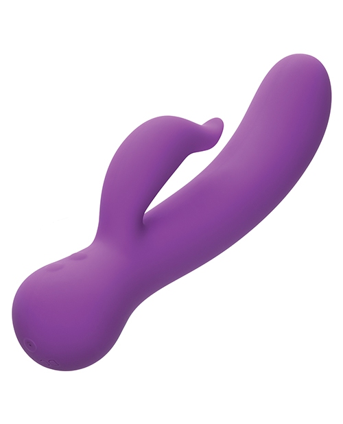 First Time Rechargeable Pleaser Vibrator - Purple for sale