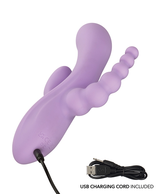 Buy Flex Flex Bend & Hold Triple Rumbler Triple Motor Massager - Purple