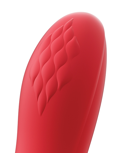 FORTEXA Kinky Finger Flapping Clit & G-Spot Vibrator with App Control Red for sale