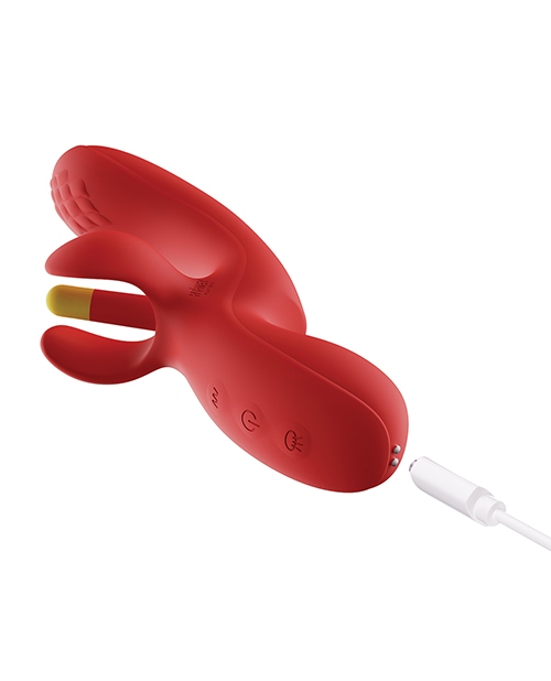 Buy Honey Play Box FORTEXA Kinky Finger Flapping Clit & G-Spot Vibrator with App Control Red