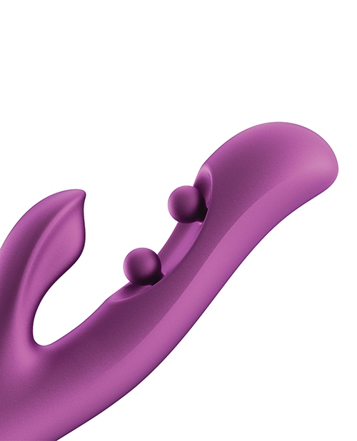 Order GEM Twin Balls Rabbit Vibrator - Purple online