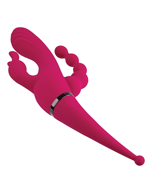 Shop Gender X Four by Four Vibrator - Burgundy