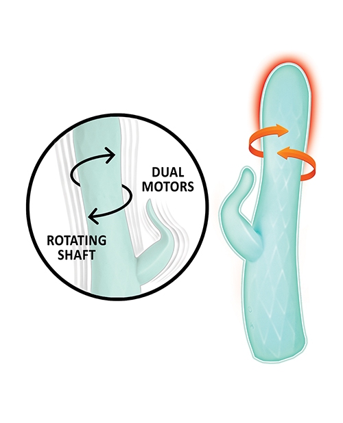 Buy Goddess Goddess Heat-up & Rotating Vibrator - Aqua
