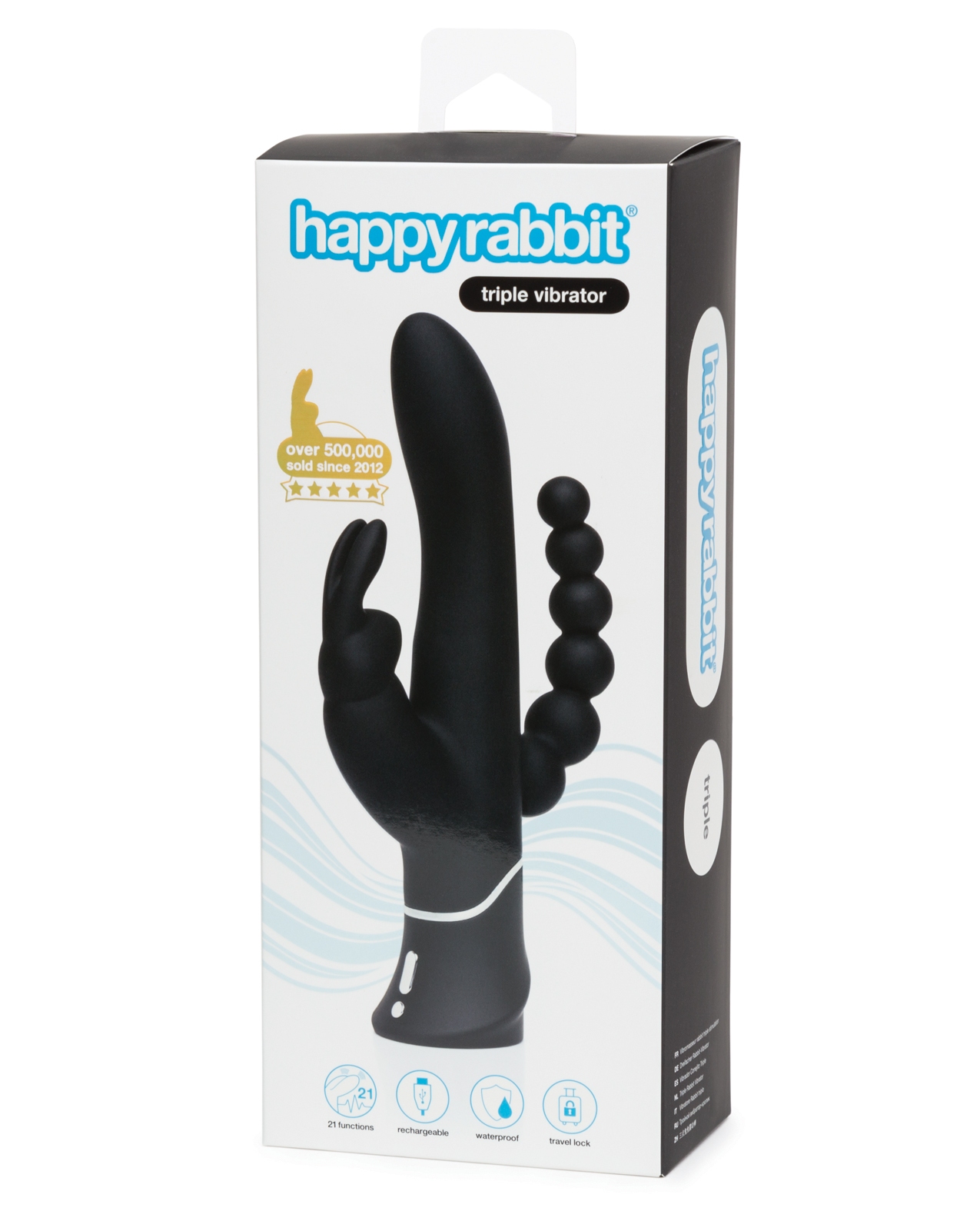 Shop Happy Rabbit Triple Curve - Black online