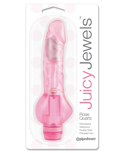 Shop Juicy Jewels Rose Quartz Vibrator - Pink online