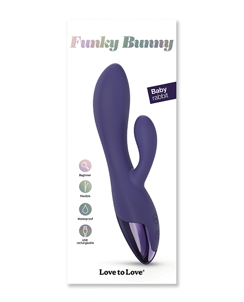 Shop Love to Love Funky Bunny Small Rabbit - Midnight Indigo online