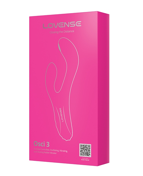 Shop Lovense Osci 3 Oscillating G Spot Vibrator - Pink