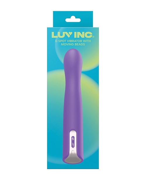 Shop Luv Inc. G-Spot Vibrator w/Moving Beads - Purple