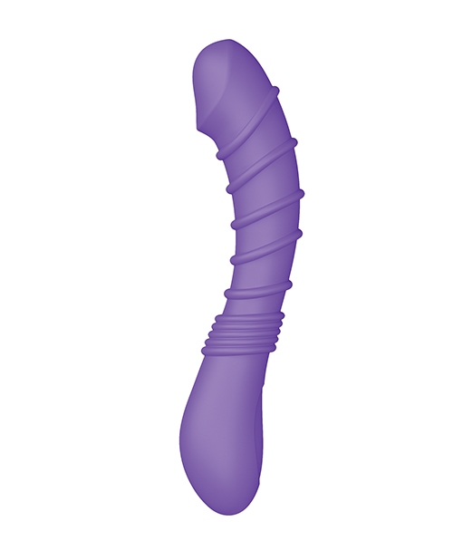 Order Luv Inc. Ribbed G-Spot Vibrator - Purple online