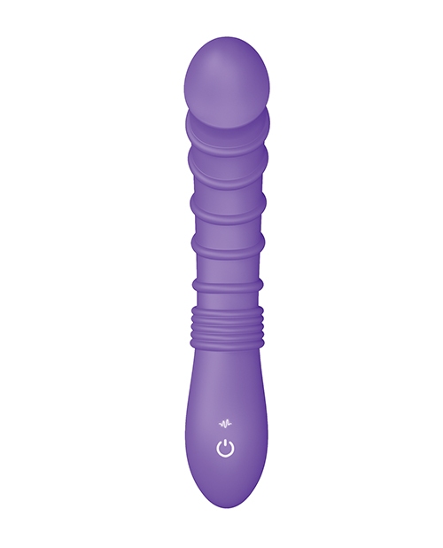 Luv Inc. Ribbed G-Spot Vibrator - Purple for sale