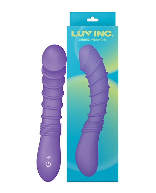 Shop Luv Inc. Ribbed G-Spot Vibrator - Purple online