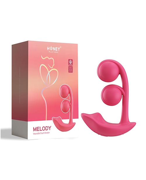 Buy Melody Twin Balls Clit & G-Spot Vibrator - Pink
