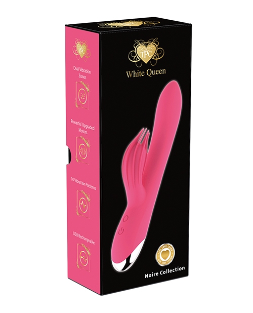 Buy Night Queen Tickling & Fluttering Rabbit Vibe - Pink at HerVibrators.com
