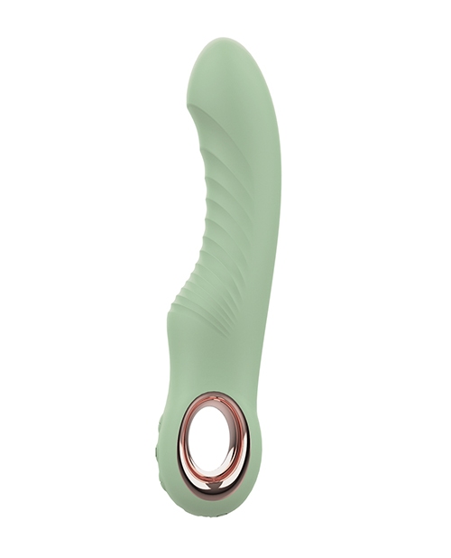Buy Nobu Gwen G-Spot Vibrator w/Removable Bullet - Green at HerVibrators.com