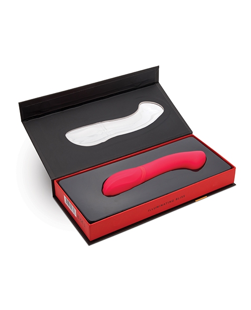 Shop Nu Sensuelle Luna Velvet Touch Vibe - Hot Pink