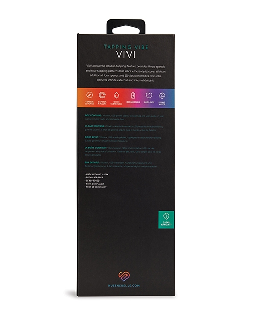 Buy Nu Sensuelle Vivi Double Tapping Vibe - Deep Purple