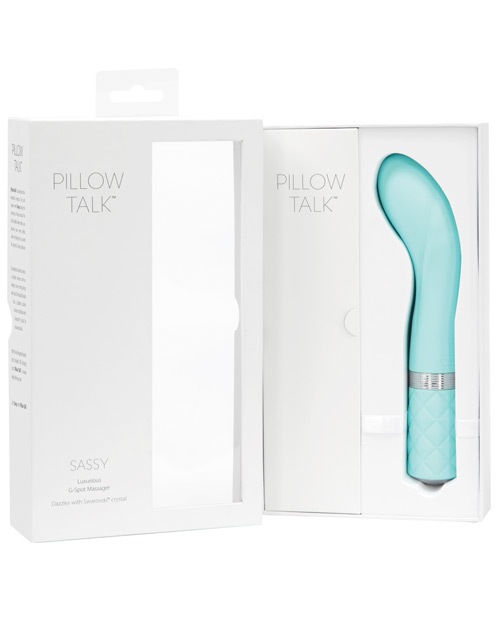 Pillow Talk Sassy G Spot Vibrator - Teal for sale