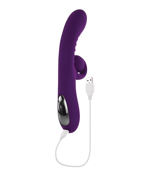 Buy Playboy Playboy Pleasure Curlicue Rabbit Vibrator - Acai