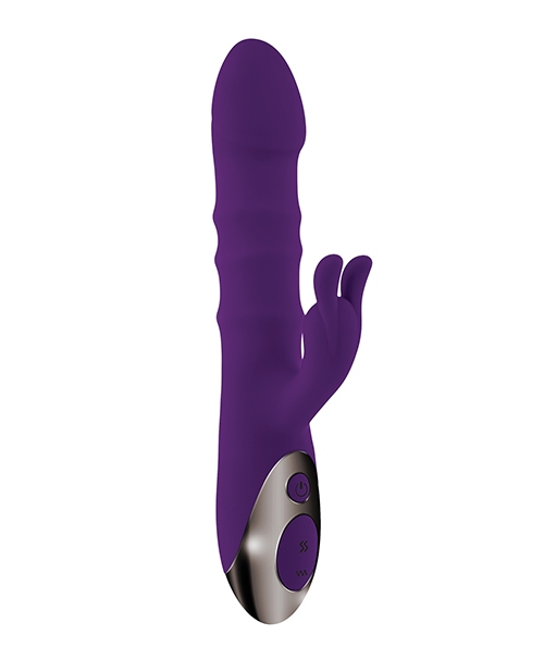 Playboy Pleasure Hop To It Rabbit Vibrator - Acai for sale