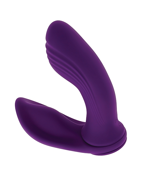 Buy Playboy Pleasure Mix & Match Dual Vibrator - Purple at HerVibrators.com