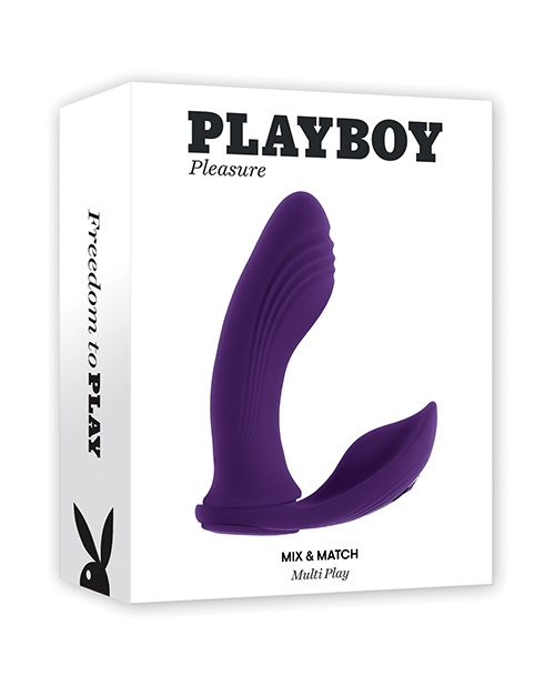 Order Playboy Pleasure Mix & Match Dual Vibrator - Purple