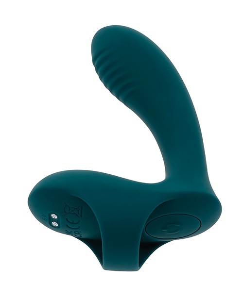 Shop Playboy Pleasure Wrapped Around My Finger Multi Play Vibrator - Dark Teal