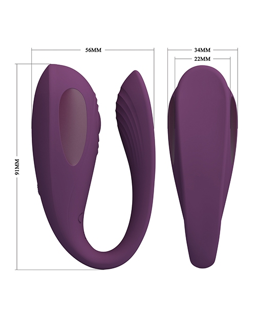 Buy Pretty Love Pretty Love Aari Thumping Dual Vibrator - Purple