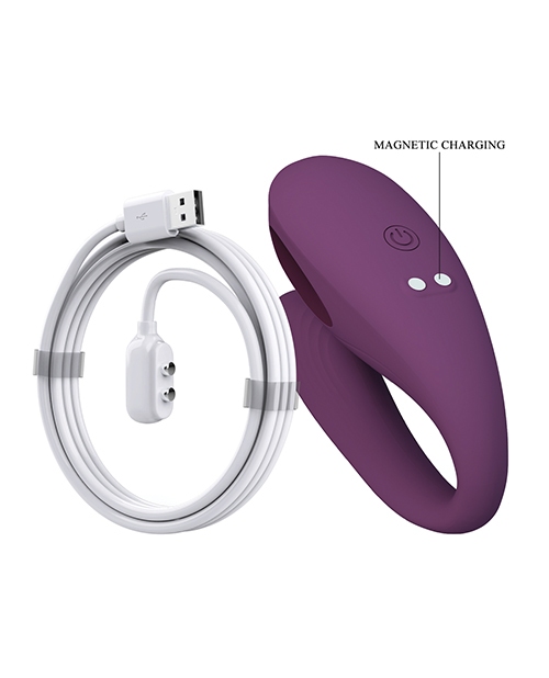 Shop Pretty Love Aari Thumping Dual Vibrator - Purple