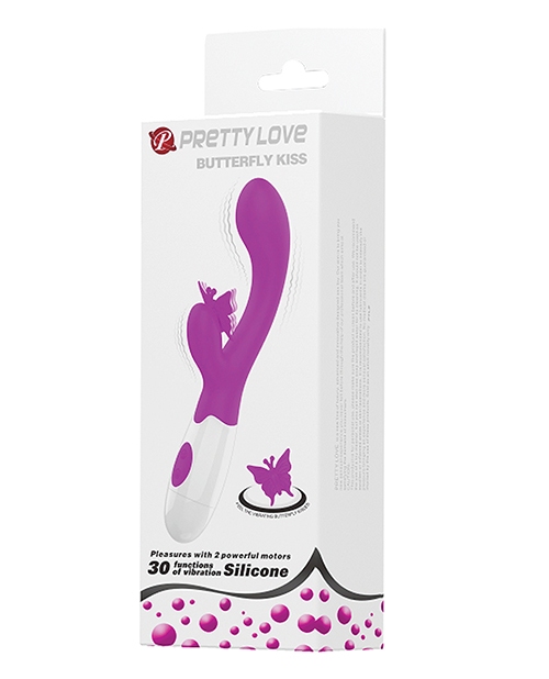 Shop Pretty Love Butterfly Kiss Rabbit - Fuchsia online