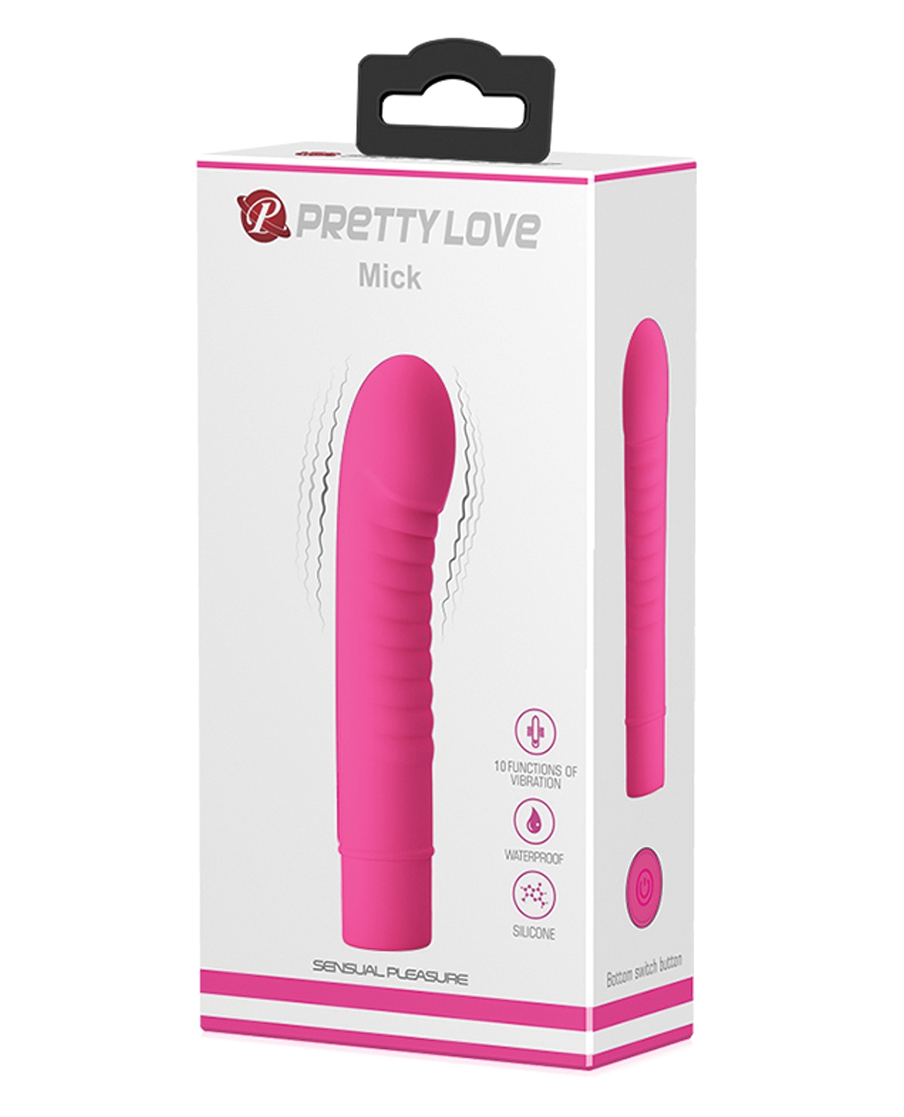 Shop Pretty Love Mick 10 Function Vibrator - Fuchsia online