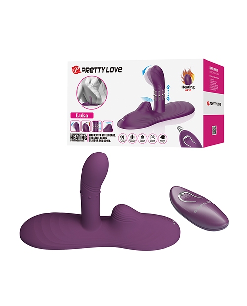 Order Pretty Love Remote Controlled Vibe Pad Luka - Purple