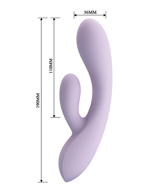 Buy Pretty Love Rosalyn Rabbit Vibrator - Lilac