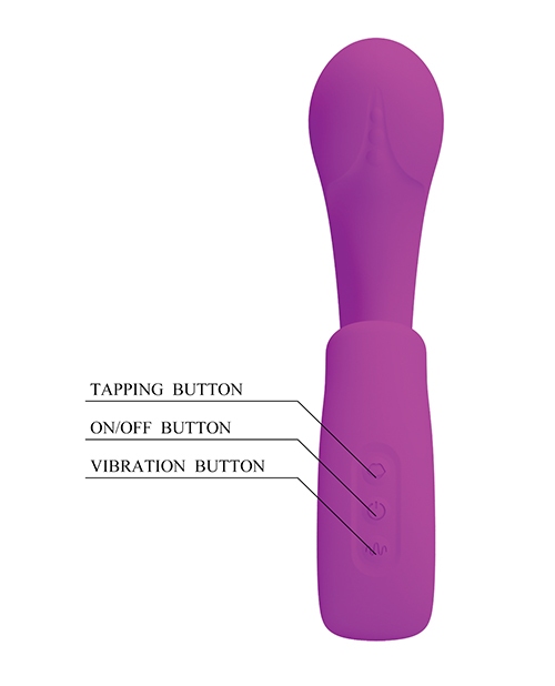 Buy Pretty Love Sibel Tapping Rabbit G Vibrator - Fuchsia