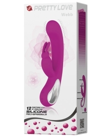 Order Pretty Love Webb Bunny Ears Rabbit Vibe w/Handle - Fuchsia