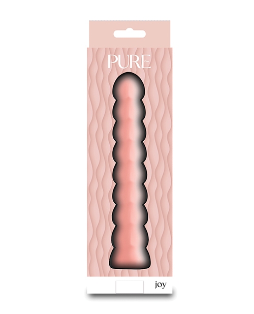 Order Pure Joy Textured Vibrator - Peach online