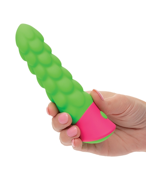 Buy Rave Rave Ripple Vibrator - Green/Pink