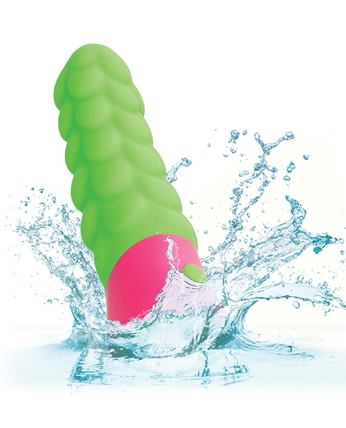 Buy Rave Ripple Vibrator - Green/Pink