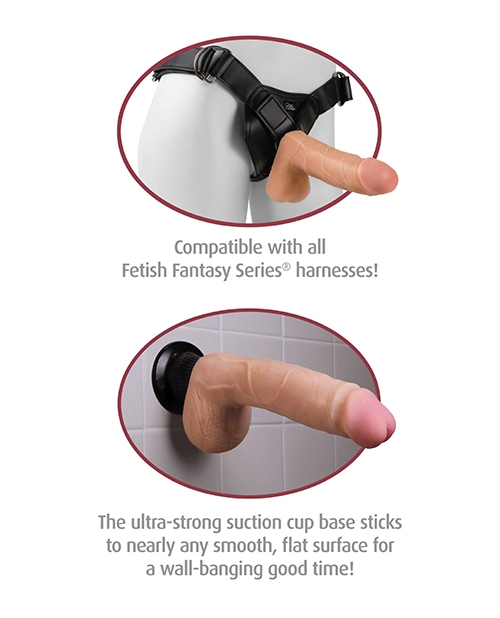 Shop Real Feel Deluxe No. 7 9" Vibe Waterproof - Flesh